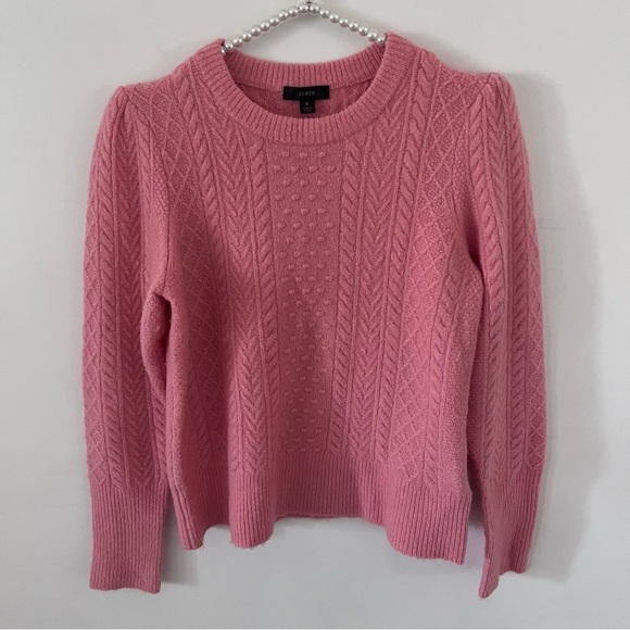 J. Crew Wool/Alpaca Blend Soft Cable Knit Sweater |Size Small| - Picture 2 of 8